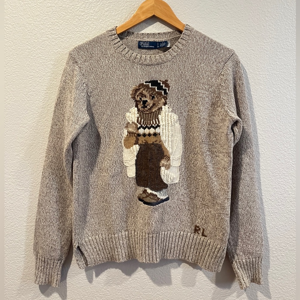 Ralph Lauren Polo Knit Sweater in Tan
